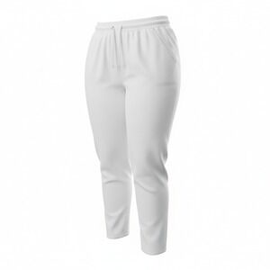 Vintage Separate‎ Issue White Elastic Waist Drawstring Pants With Pockets